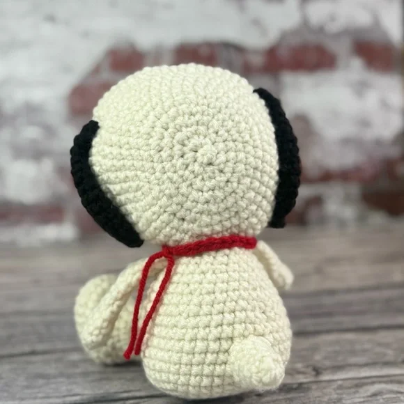 Handmade Crochet Snoopy Amigurumi Doll | Cute Plush Toy or Home Décor - Picture 5 of 13